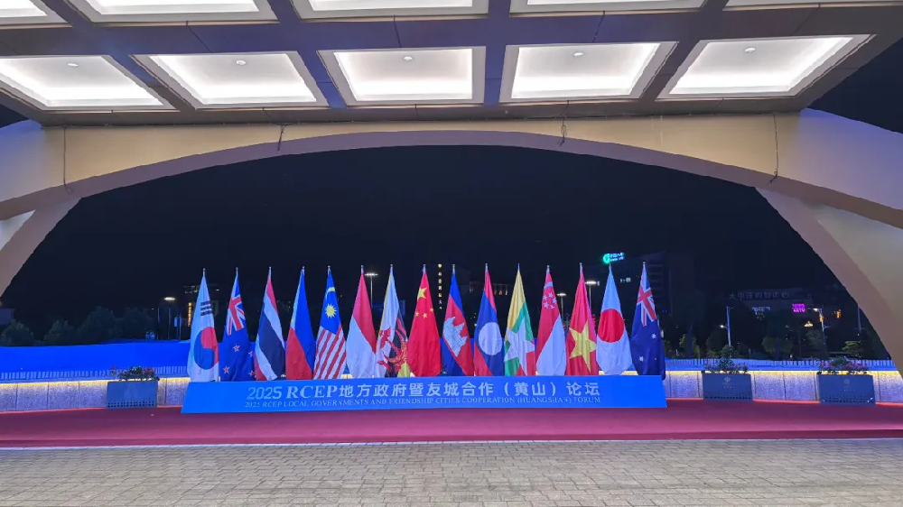 DB旗舰厅集团助力2025RCEP地方政府暨友城合作（黄山）论坛开幕式圆满完成